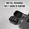 imageRDE Charge Case  Charging Case for the Wireless GO Gen 3 with Two Full Extra Recharges for 21 Hours Total Battery Life and Data Transfer