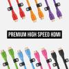 imageRDE HDMI15 Premium High Speed HDMI Cable with Ethernet 15m5ft OrangeBlack