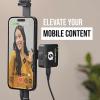 imageRDE Magnetic Mount Smartphone Accessory Mount With Cold Shoe Slots and a 14inch Thread MagSafe Compatible