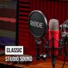 imageRDE NT1 Signature Series LargeDiaphragm Condenser Microphone with Shock Mount Pop Filter and XLR Cable for Music Production Vocal Recording Streaming and Podcasting GreenRed