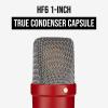imageRDE NT1 Signature Series LargeDiaphragm Condenser Microphone with Shock Mount Pop Filter and XLR Cable for Music Production Vocal Recording Streaming and Podcasting GreenRed