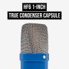 imageRDE NT1 Signature Series LargeDiaphragm Condenser Microphone with Shock Mount Pop Filter and XLR Cable for Music Production Vocal Recording Streaming and Podcasting Cobalt