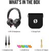 imageRDE NTH50 Professional OnEar Wired DJ Headphones  Durable Comfortable HiFi Audio  Musicians Filmmakers Creators Black