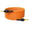imageRDE NTHCable for NTH100 Headphones 24m  8ft Long 35mm Male to Male Audio Cable with inch Adaptor Included Orange