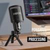 imageRDE NTUSB Versatile Studioquality Condenser USB Microphone with Pop Filter and Tripod for Streaming Gaming Podcasting Music Production Vocal and Instrument RecordingBlack