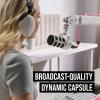 imageRDE PodMic USB Versatile Dynamic Broadcast Microphone With XLR and USB Connectivity for Podcasting Streaming Gaming MusicMaking and Content CreationPodMic USB White