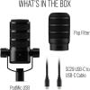 imageRDE PodMic USB Versatile Dynamic Broadcast Microphone With XLR and USB Connectivity for Podcasting Streaming Gaming MusicMaking and Content CreationPodMic USB Black
