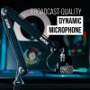 imageRDE PodMic USB Versatile Dynamic Broadcast Microphone With XLR and USB Connectivity for Podcasting Streaming Gaming MusicMaking and Content CreationPodMic Black