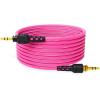 imageRDE Rode NTHCable for NTH100 Headphones 24m  8ft Long 35mm Male to Male Audio Cable with inch Adaptor Included Pink