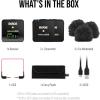 imageRDE Wireless GO II Ultracompact Dualchannel Wireless Microphone System with Builtin Microphones Onboard Recording and 200m Range for Filmmaking Interviews and Content Creation