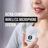 imageRDE Wireless ME Ultracompact Wireless Microphone System with Builtin Microphones GainAssist Technology and 100m Range for Filmmaking Interviews and Content Creation Wireless MEWIME Dual  White
