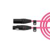 imageRDE XLR3 Premium XLR Cable 3m OrangePink