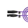 imageRDE XLR3 Premium XLR Cable 3m RedPurple