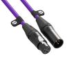 imageRDE XLR3 Premium XLR Cable 3m RedPurple