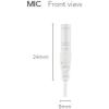 imageRode Lavalier GO Professional Wearable MicrophoneBlackWhite