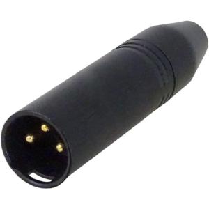 imageRDE MiniJack Female to XLR Male Adapter for VideoMic Black VXLR