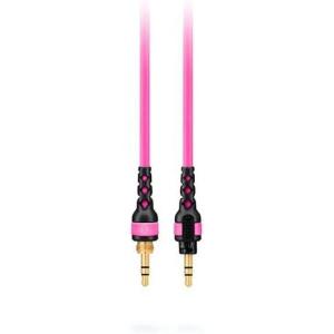 imageRDE Rode NTHCable for NTH100 Headphones 24m  8ft Long 35mm Male to Male Audio Cable with inch Adaptor Included Pink