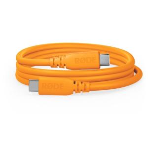 imageRDE SC27 SuperSpeed USBC to USBC Cable for Fast Data Transfer up to 5Gbps and 60W Power Supply 2m BlackOrange