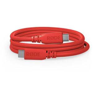 imageRDE SC27 SuperSpeed USBC to USBC Cable for Fast Data Transfer up to 5Gbps and 60W Power Supply 2m BlackRed