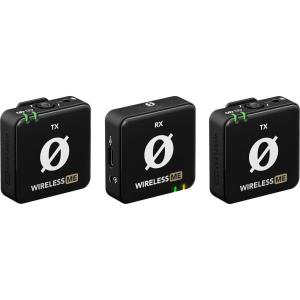 imageRDE Wireless ME Ultracompact Wireless Microphone System with Builtin Microphones GainAssist Technology and 100m Range for Filmmaking Interviews and Content Creation Wireless MEWIME Dual