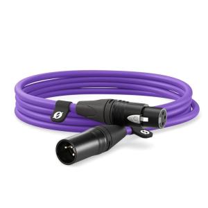 imageRDE XLR3 Premium XLR Cable 3m RedPurple