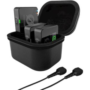 imageRODE Wireless PRO Compact Wireless Microphone System with Timecode 32bit Float Onboard Recording 2 Lavalier Microphones and Smart Charge Case for Filmmaking and Content Creation
