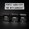 imageRDE Wireless GO Gen 3  Compact Wireless Mic  Pristine Audio 32bit Float Recording Automatic Level Control for Phones Cameras and Computers PurpleBlack