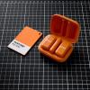 imageRDE Wireless Micro  Compact Wireless Microphone Two Mics with Charge Case for Smartphone Content Creation  USBC BlackOrange
