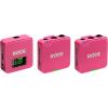 imageRDE Wireless GO Gen 3  Compact Wireless Mic  Pristine Audio 32bit Float Recording Automatic Level Control for Phones Cameras and Computers PurplePink