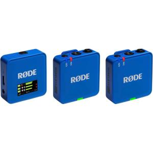 imageRDE Wireless GO Gen 3  Compact Wireless Mic  Pristine Audio 32bit Float Recording Automatic Level Control for Phones Cameras and Computers PurpleCobalt