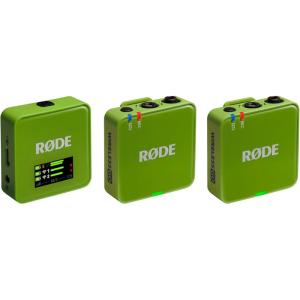 imageRDE Wireless GO Gen 3  Compact Wireless Mic  Pristine Audio 32bit Float Recording Automatic Level Control for Phones Cameras and Computers PurpleGreen