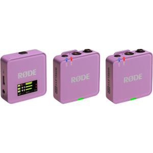 imageRDE Wireless GO Gen 3  Compact Wireless Mic  Pristine Audio 32bit Float Recording Automatic Level Control for Phones Cameras and Computers PurpleLilac