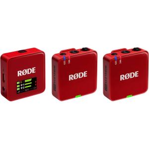 imageRDE Wireless GO Gen 3  Compact Wireless Mic  Pristine Audio 32bit Float Recording Automatic Level Control for Phones Cameras and Computers PurpleRed