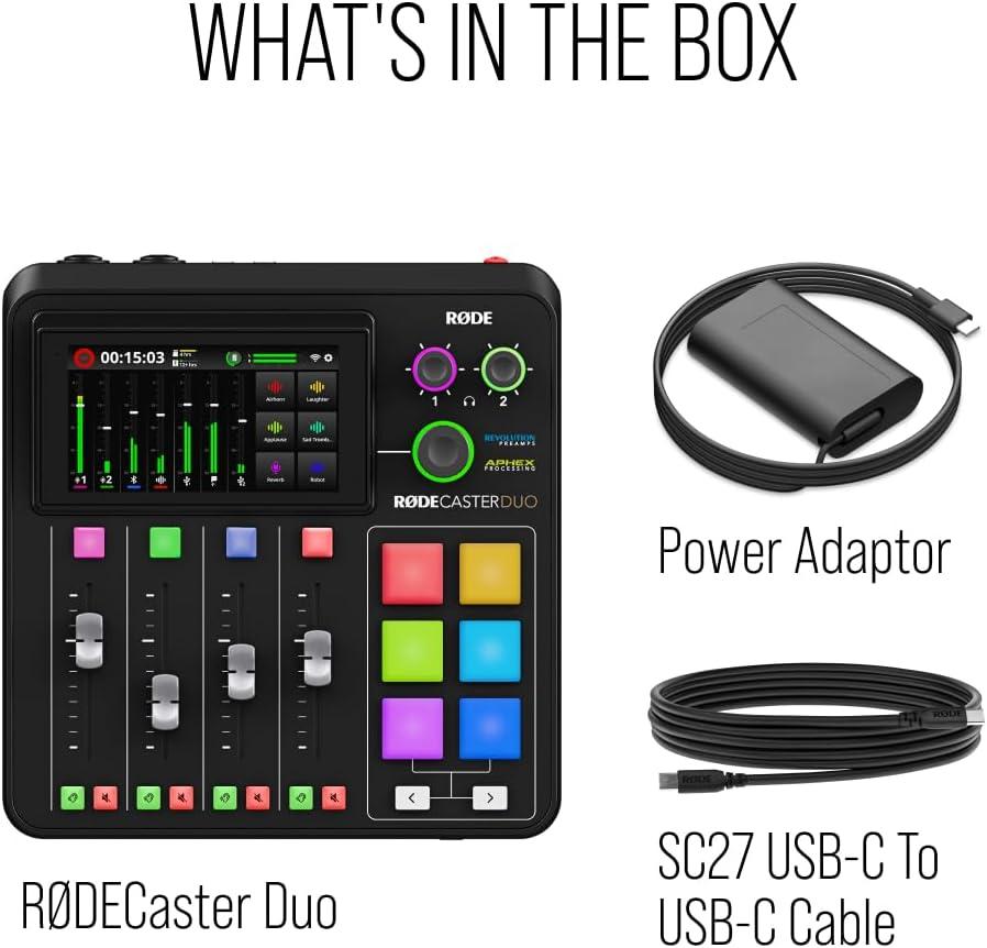 imageRDE RDECaster Pro AllinOne Production Solution for PodcastingBlack