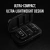 imageRDE Wireless Micro  Compact Wireless Microphone Camera Kit Two Mics with Camera Receiver Smartphone Receiver and Charge Case for Content Creation  USBC BlackUSBC Camera Kit