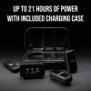 imageRDE Wireless Micro  Compact Wireless Microphone Camera Kit Two Mics with Camera Receiver Smartphone Receiver and Charge Case for Content Creation  USBC BlackUSBC Camera Kit