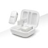 imageRDE Wireless Micro  Compact Wireless Microphone Camera Kit Two Mics with Camera Receiver Smartphone Receiver and Charge Case for Content Creation  USBC BlackWhite