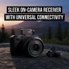 imageRDE Wireless Micro  Compact Wireless Microphone Camera Kit Two Mics with Camera Receiver Smartphone Receiver and Charge Case for Content Creation  USBC BlackUSBC Camera Kit